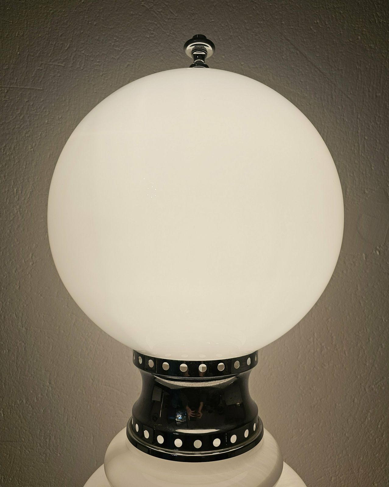 Rare Space Age Floor Or Table Murano Glass Lamp By Carlo Nason For Mazzega // Made In Italy In 1970s photo for sale