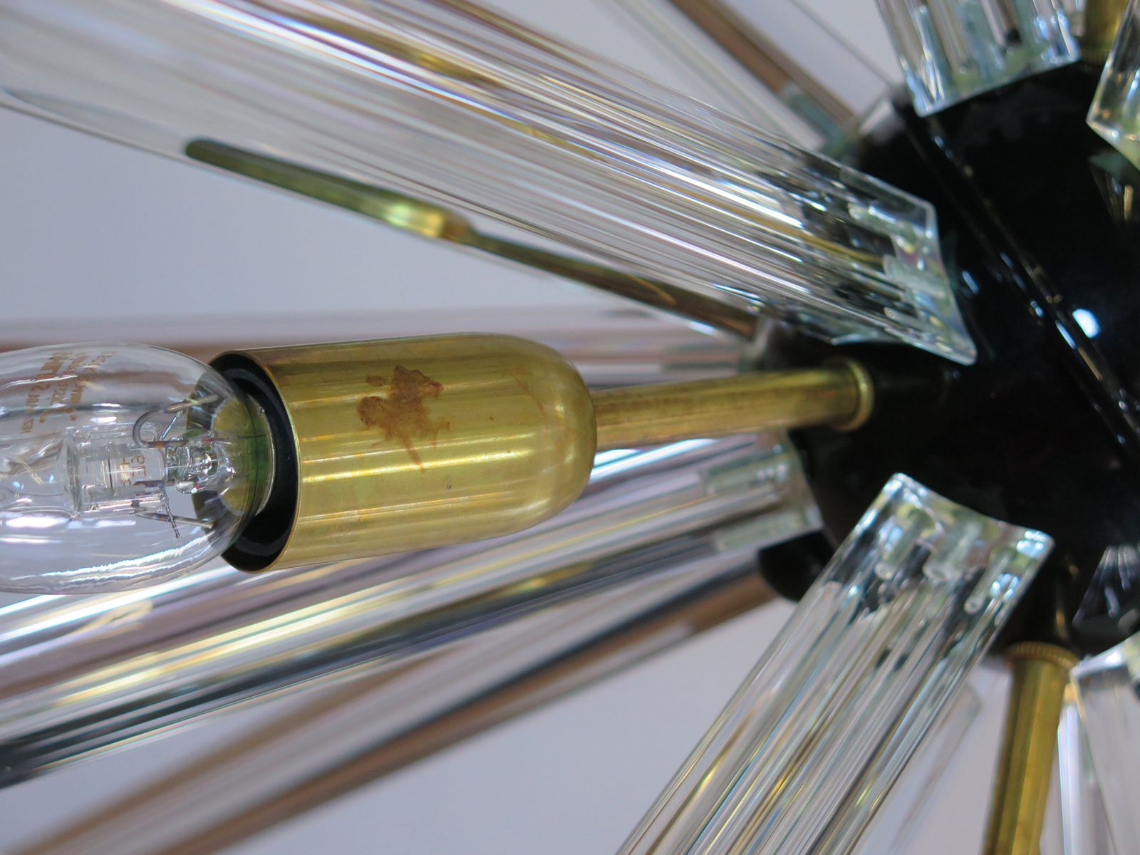 Crystal Prism Sputnik Chandeliers   30 Crystal Glass photo furniture