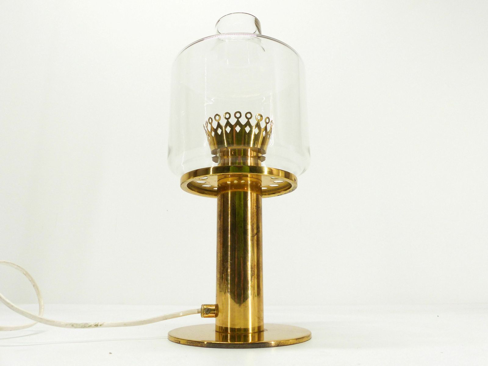 Scandinavian Lamp Hans Agne Jakobsson Brass And Glass B 102 photo furniture