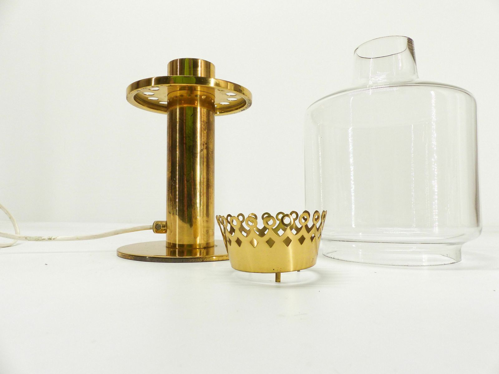 photo furniture Scandinavian Lamp Hans Agne Jakobsson Brass And Glass B 102