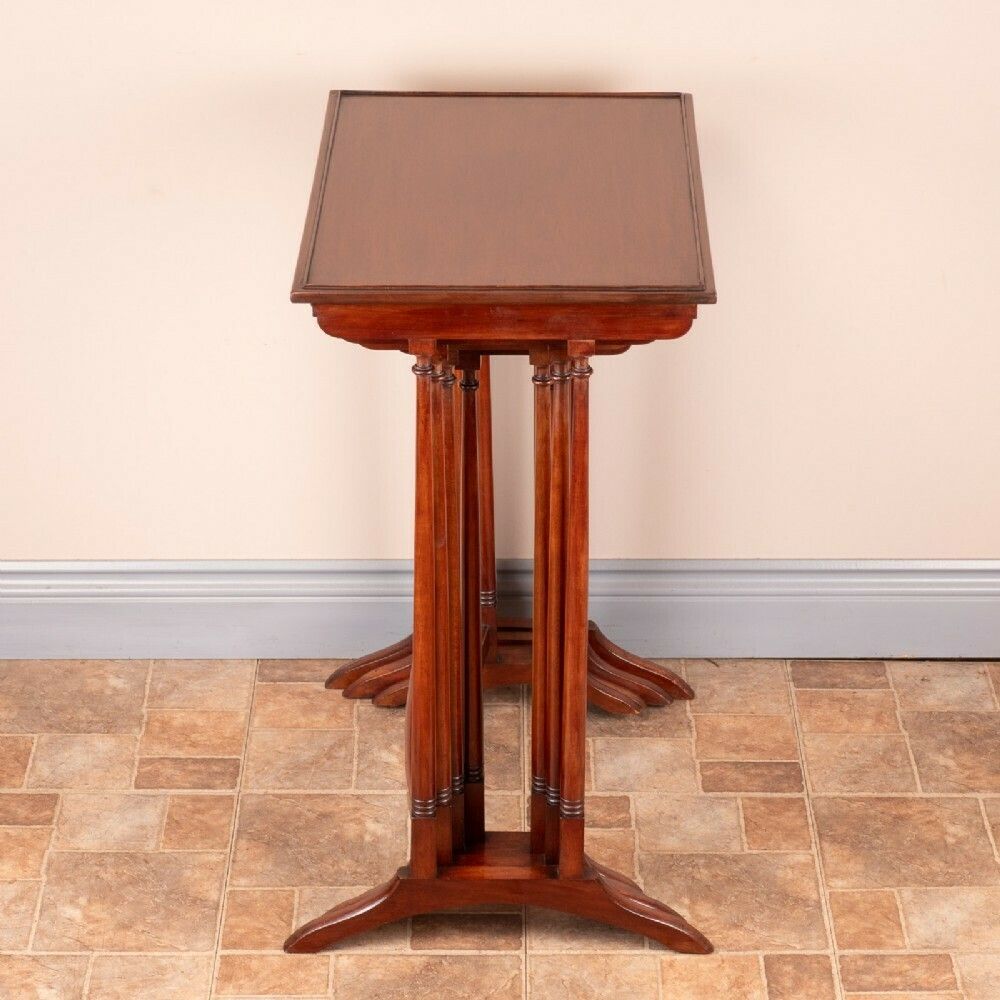 Good Quality Mahogany Quartetto Nest Of Tables photo buy