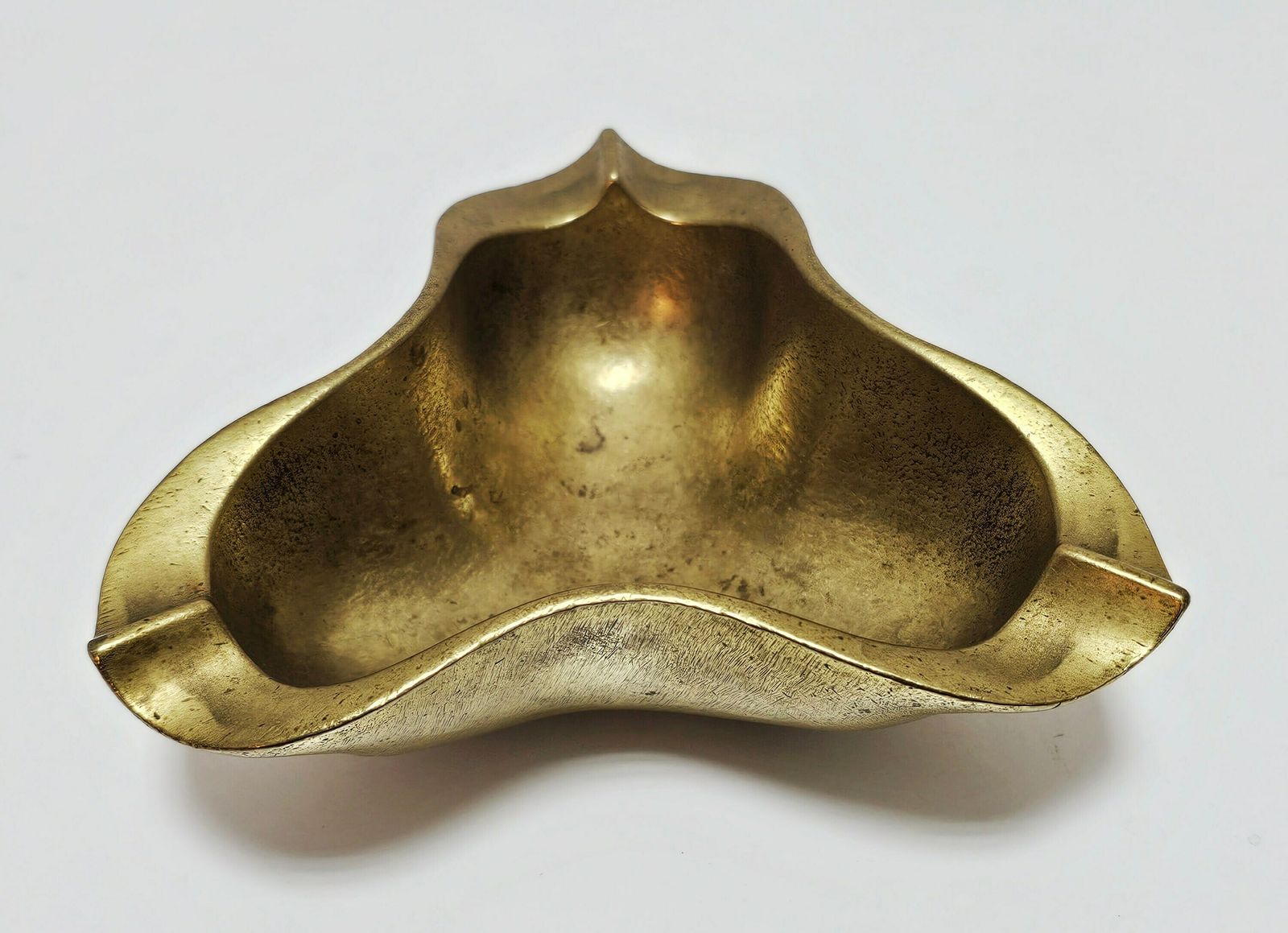 Extremely Rare Sculptural Brutalist Bronze Ashtray Designed By Heinz Goll // Made In Austria In 1960s
