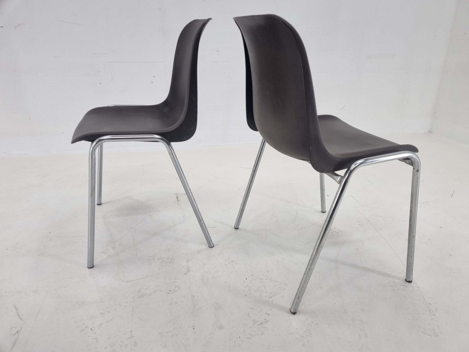 Set Of 2 Midcentury Chairs Europa Designed By Helmut Starke, 1990s photo Furniture