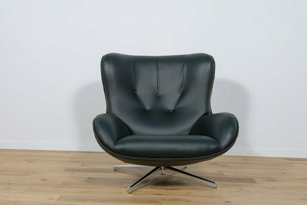 11536.0 Mid Century Ml 214 Lounge Chair With Ottoman By Illum Wikkelsø For Mikael Laursen, 1960s, Set Of 2 photo