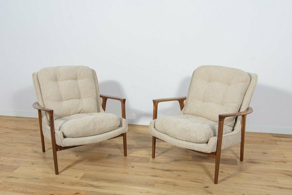 Model Tulip Armchairs By Inge Andersson For Bröderna Andersson, 1960s, Set Of 2