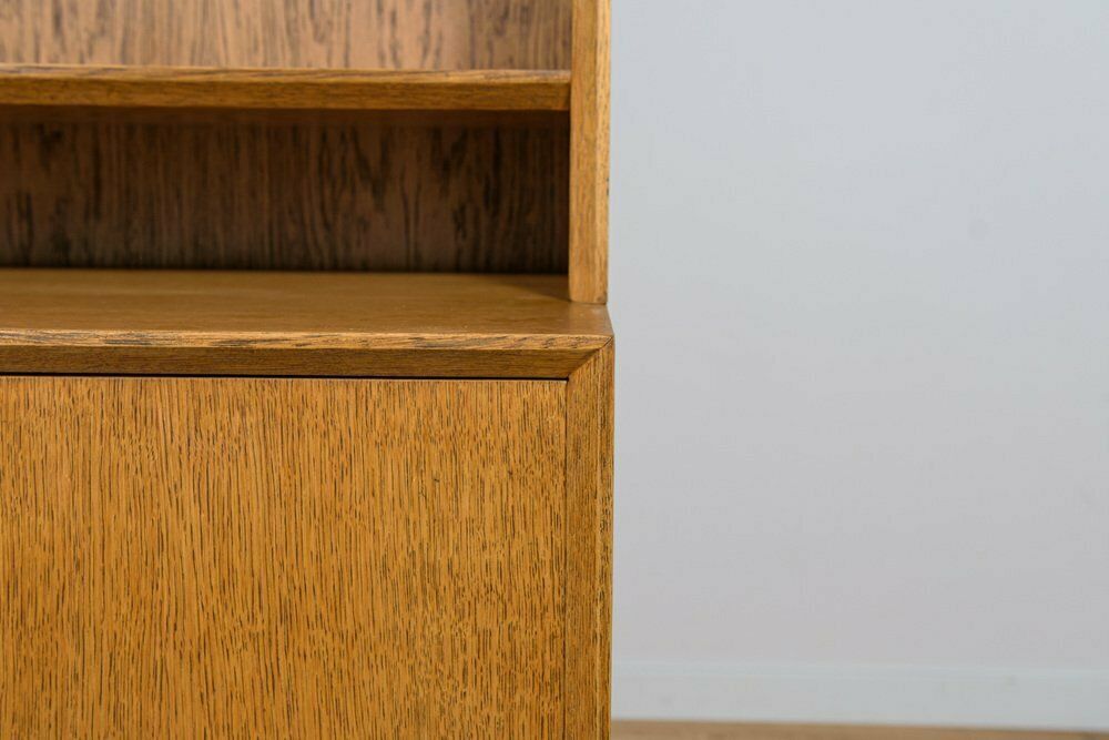photo buy Mid Century Swedish Oak Shelf, 1970s