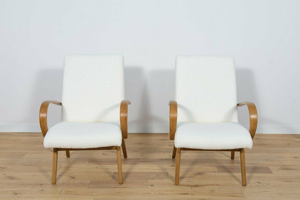 Model 53 Armchairs By Jaroslav Smidek For Ton, 1960s, Set Of 2 photo 853.0