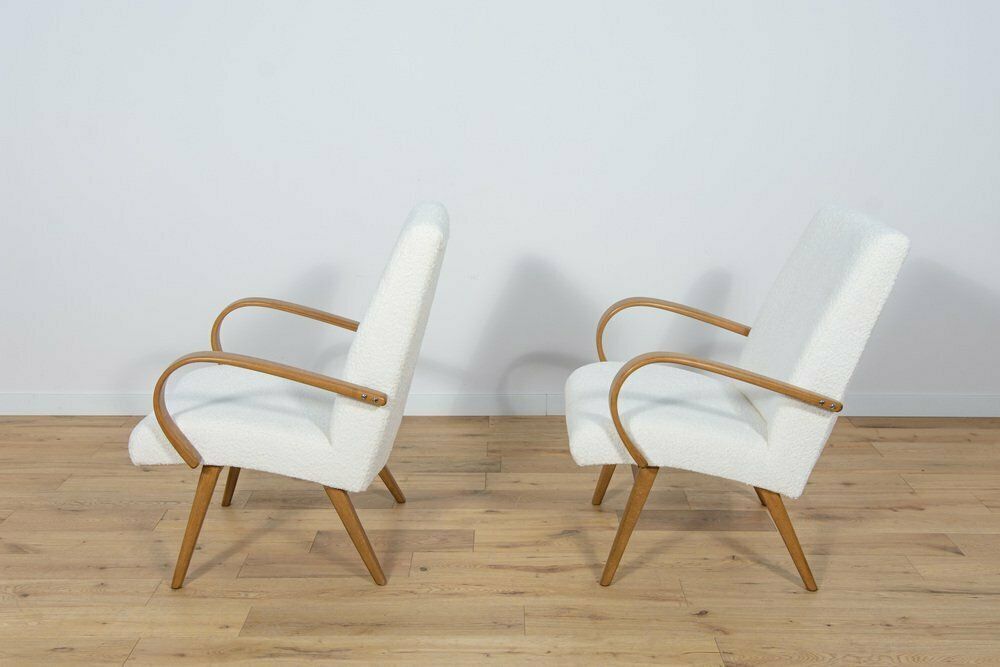 Model 53 Armchairs By Jaroslav Smidek For Ton, 1960s, Set Of 2 photo vintage