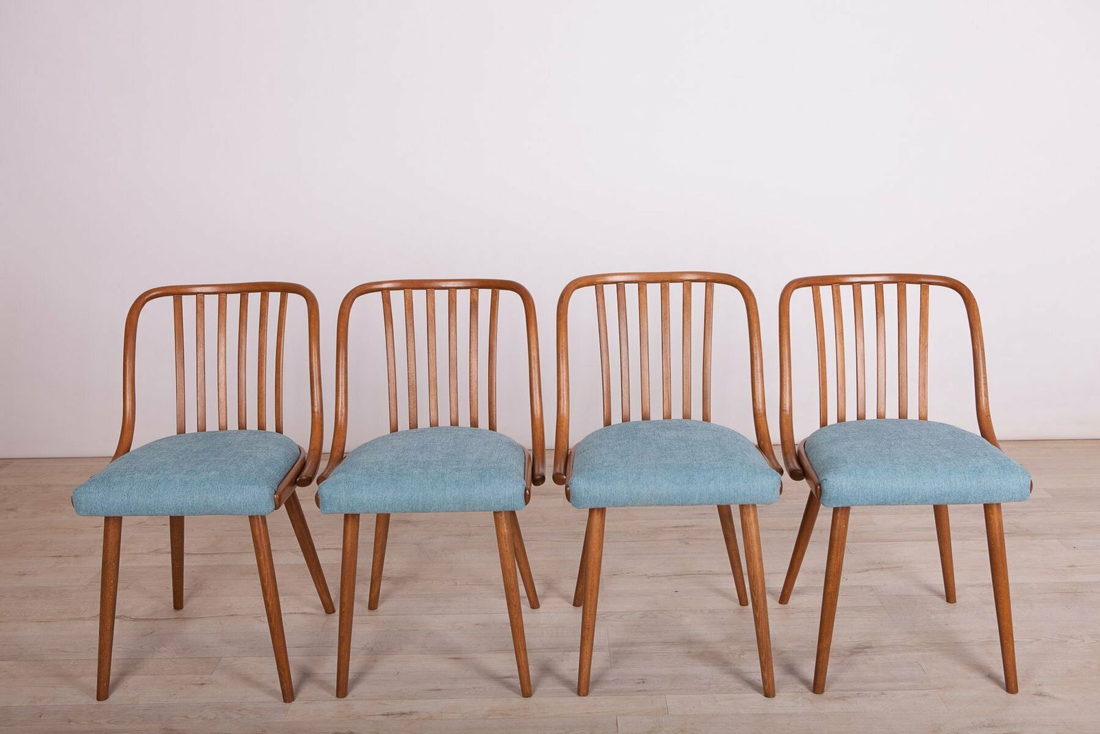 Dining Chairs Attributed To Antonin Suman For Ton, 1960s, Set Of 4 photo for sale