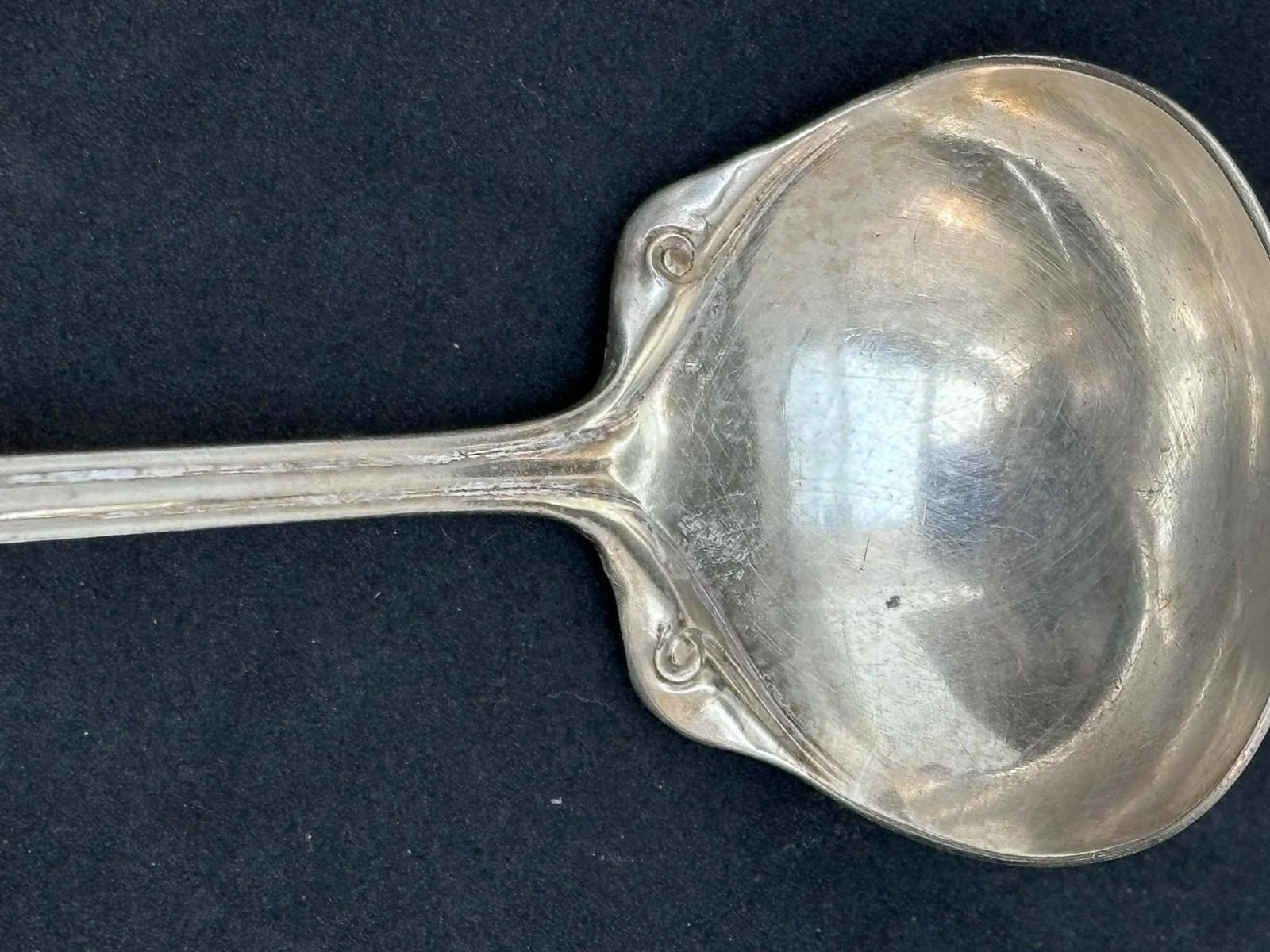 Spoons Set 3 Victorian Silver Plated Sauce Spoon W Rogers Cherry Antique Collector Gift For Collection English Tableware Flatware photo Home Decor