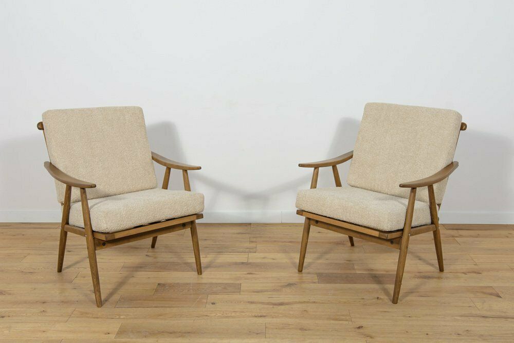 Mid Century Armchairs From Ton, 1960s, Set Of 2