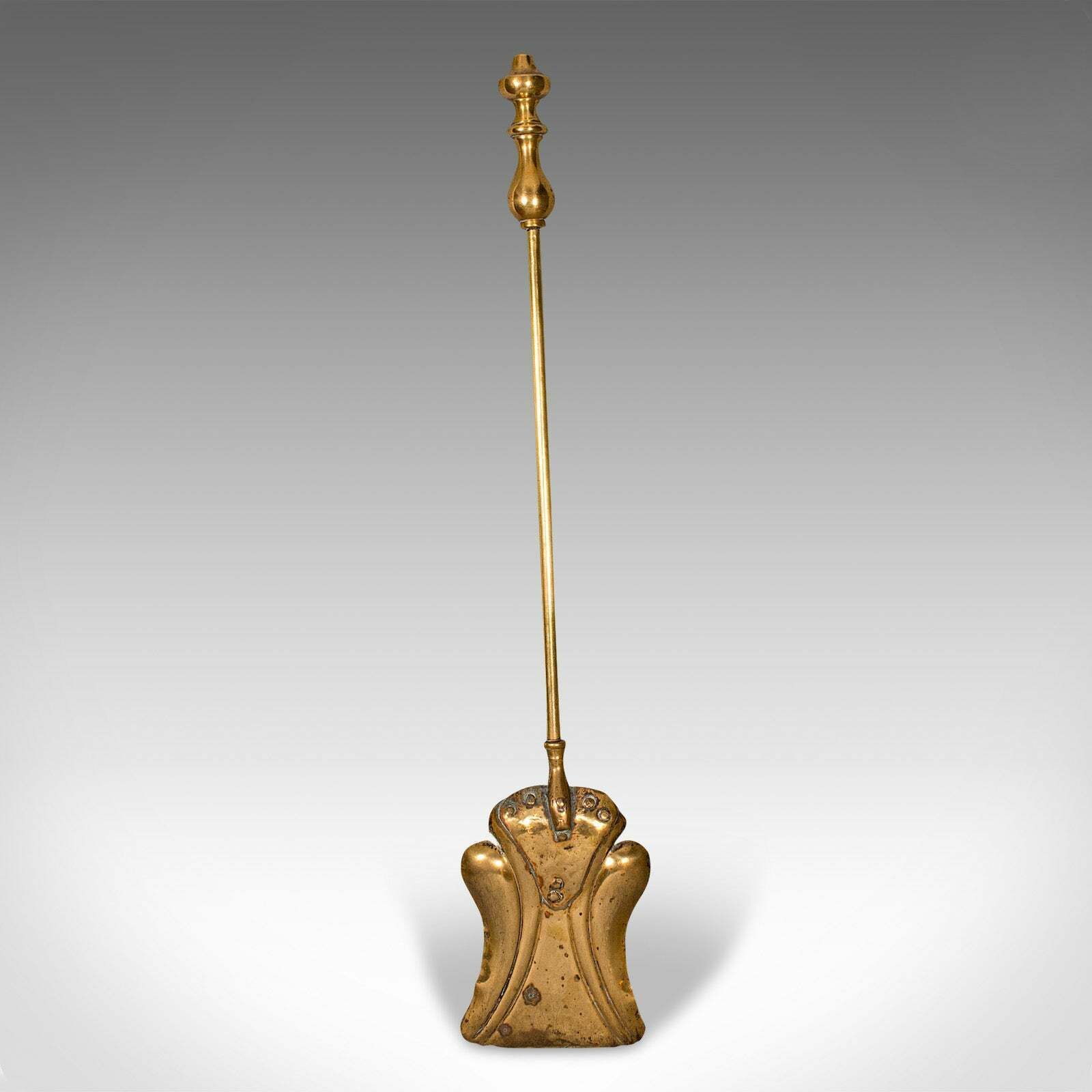 Antique Companion Set, Fireside Tools, English, Brass, Shovel, Tongs, Victorian photo Home Fixtures