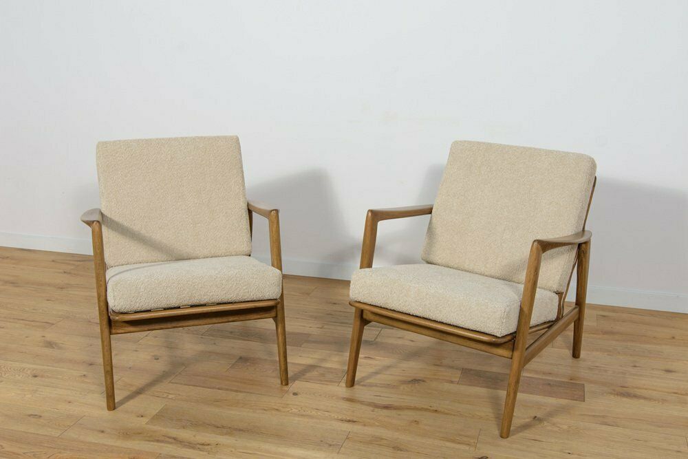 Mid Century Model 300 139 Armchairs From Swarzędz Factory, 1960s, Set Of 2 photo furniture