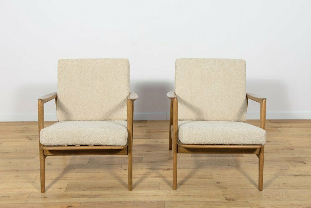 Mid Century Model 300 139 Armchairs From Swarzędz Factory, 1960s, Set Of 2 photo Furniture