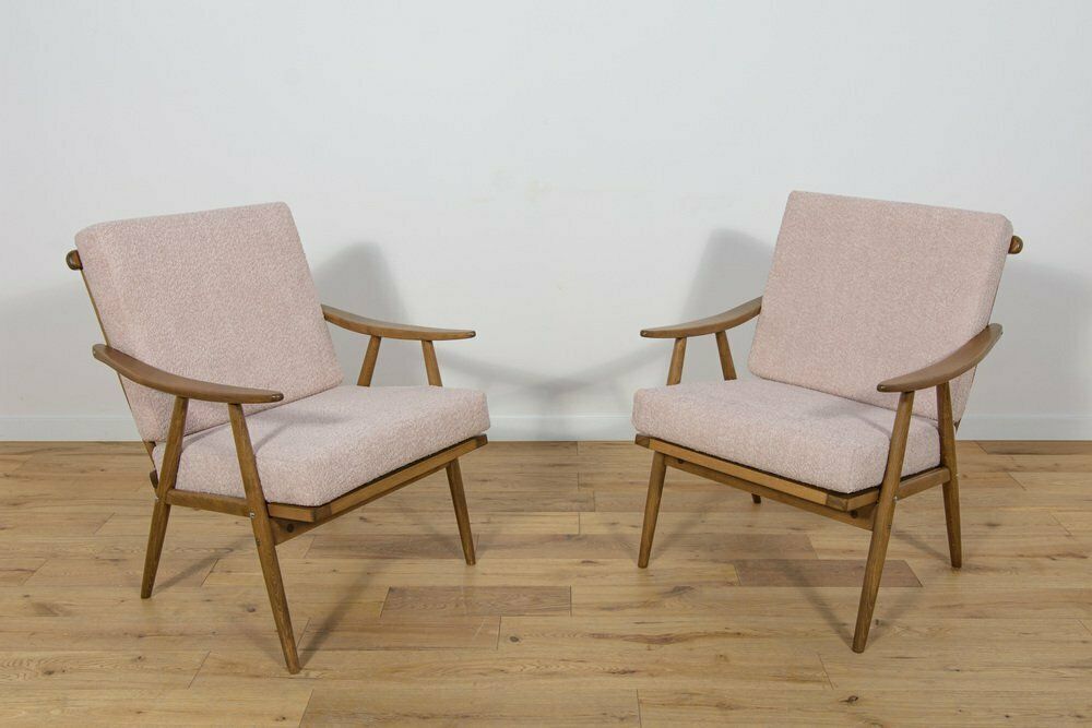 Mid Century Armchairs From Ton, 1960s, Set Of 2