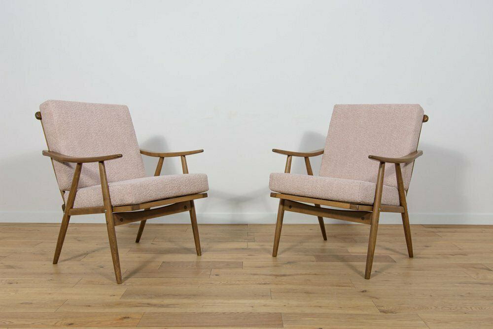 Mid Century Armchairs From Ton, 1960s, Set Of 2 photo for sale