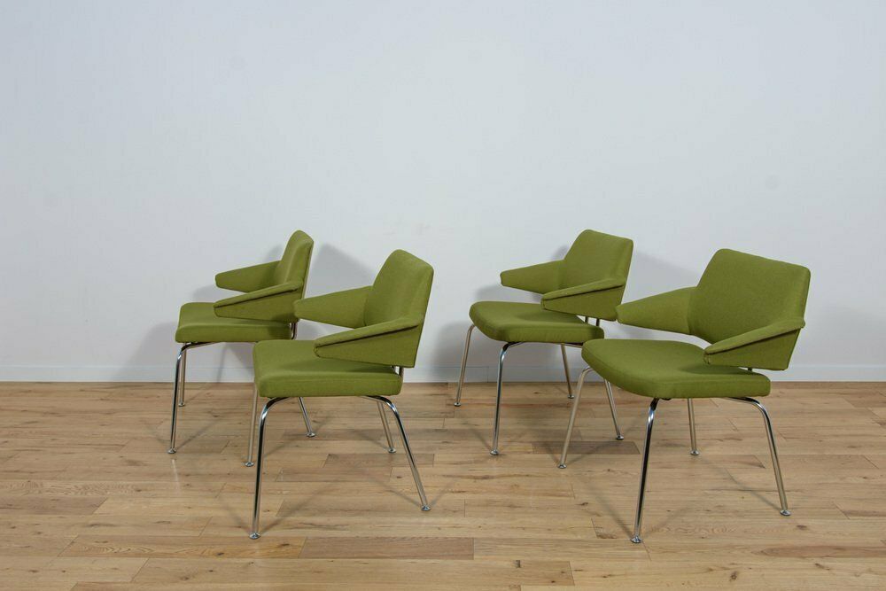 Mid Century Conference Armchairs By Jacob Jensen For Duba, 1960s, Set Of 4 photo for sale