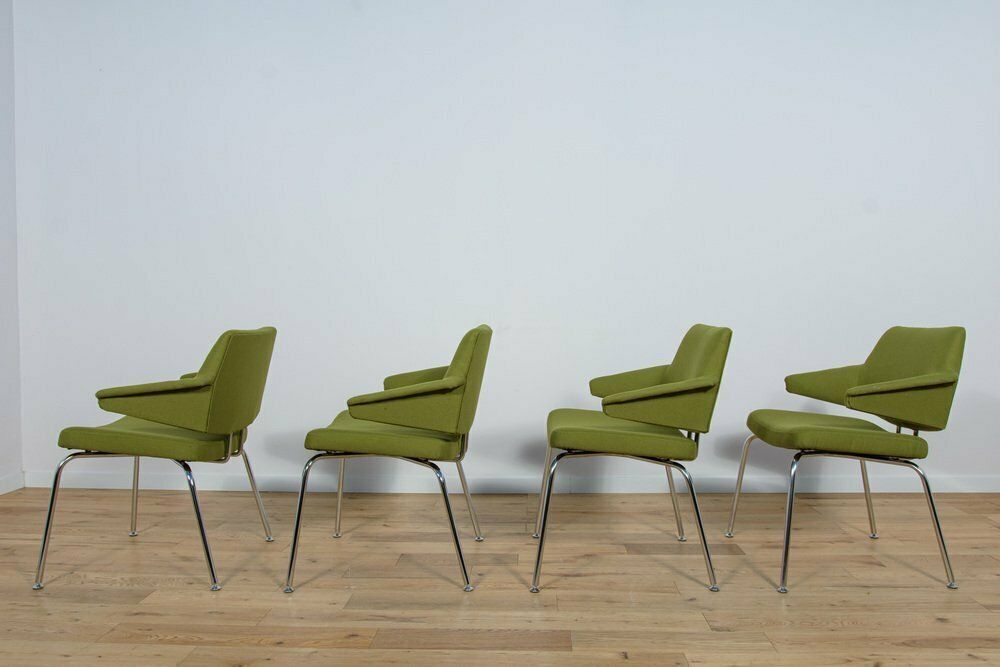 Mid Century Conference Armchairs By Jacob Jensen For Duba, 1960s, Set Of 4 photo vinterior