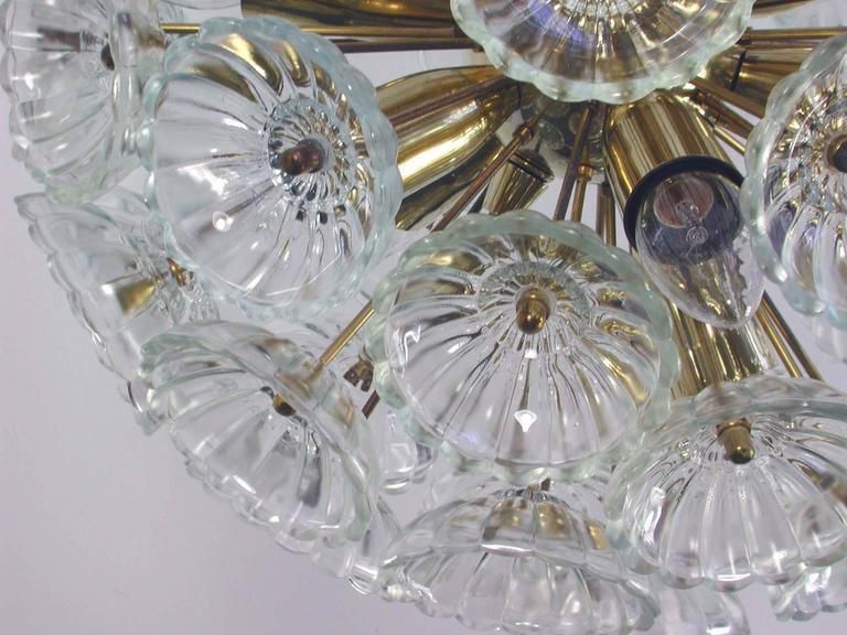 1960s German Sputnik Dandelion Twelve Light Chandelier photo 2043.0