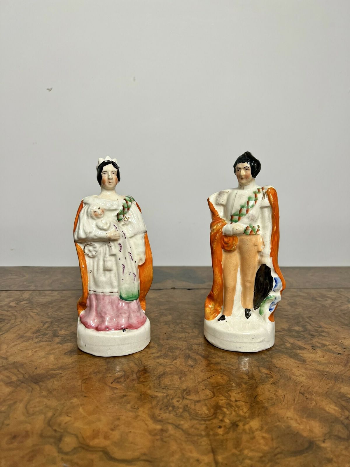 Pair Of Victorian Staffordshire Figures photo Home Decor