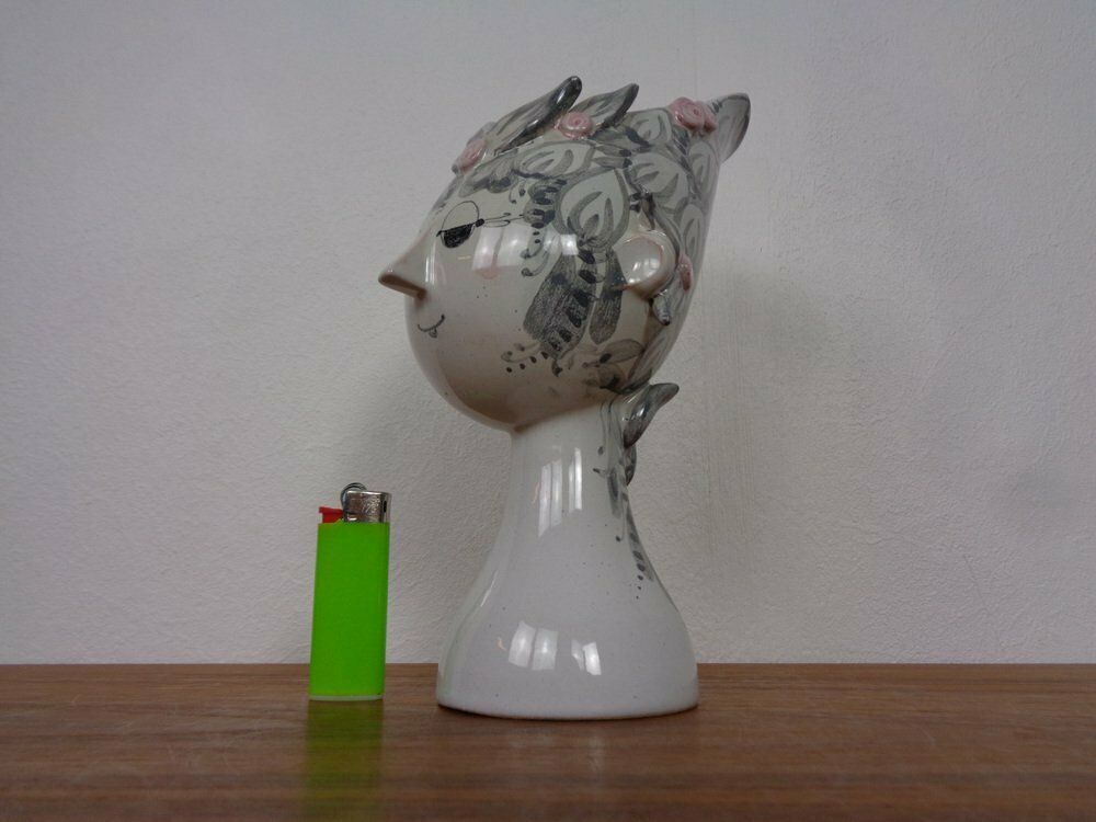 Ceramic Titania Vase By Bjørn Wiinblad For Illums Bolighus, 1960s photo Home Decor