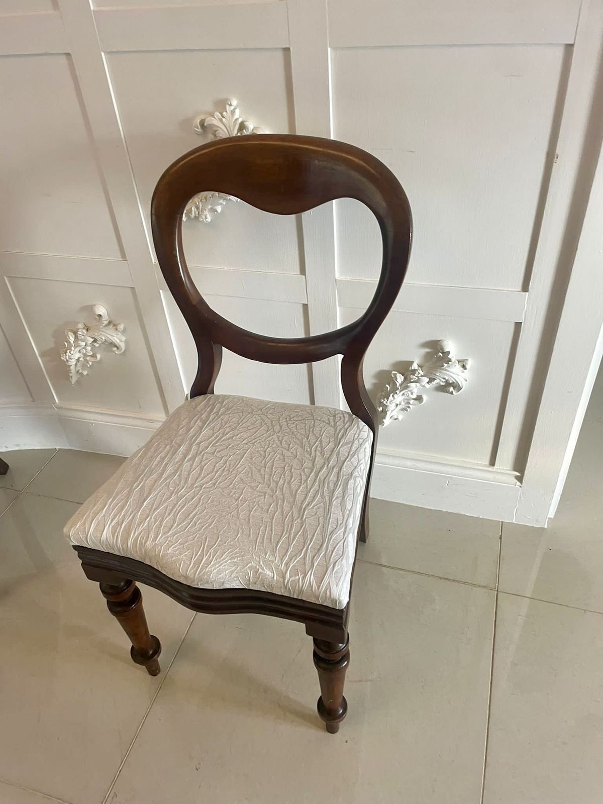Pair Of Antique 19th Century Quality Mahogany Side Chairs photo buy