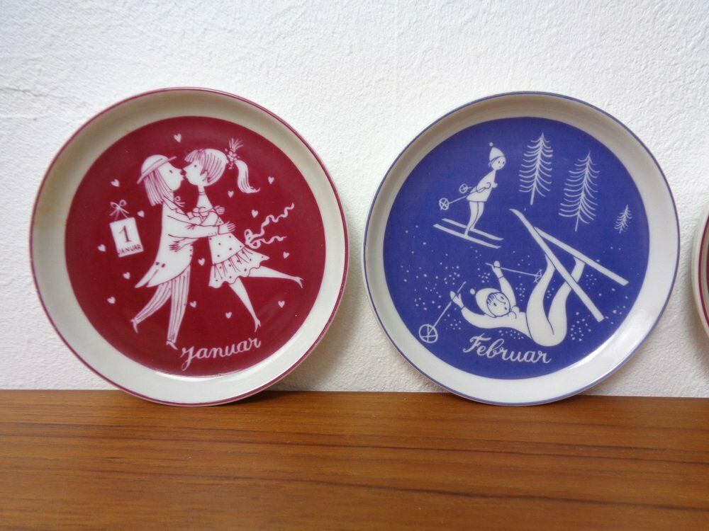 photo buy Porcelain Coasters By Raymond Peynet For Rosenthal Studio Line, 1960s, Set Of 12