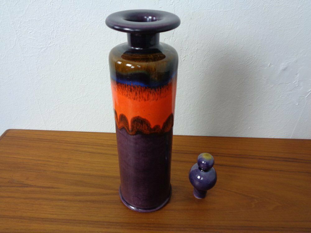 Large Pop Art Carafe With Stopper By Reneé Neue For Hutschenreuther, 1960s photo 215.0