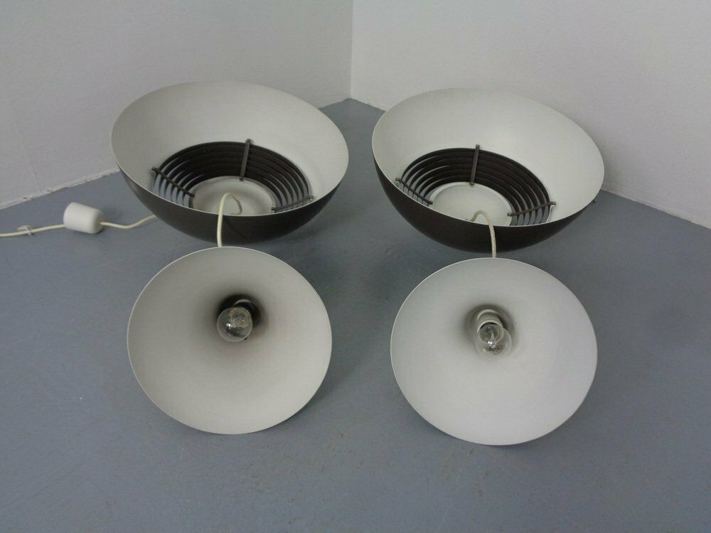 photo vintage Aj Royal Ceiling Lamps By Arne Jacobsen For Louis Poulsen, Denmark, 1960s, Set Of 2