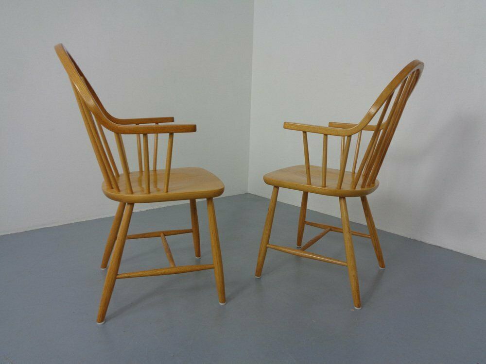 Oak Armchairs By Erik Ole Jørgensen For Tarm Stole Møbelfabrik, Set Of 2 photo buy