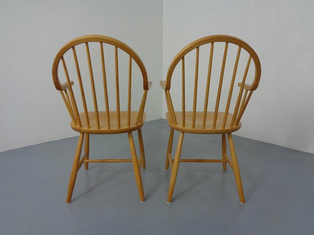 photo for sale Oak Armchairs By Erik Ole Jørgensen For Tarm Stole Møbelfabrik, Set Of 2