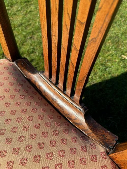 A Very Rare George III Elm Low Chair, Edinburgh 1770s photo 180.0