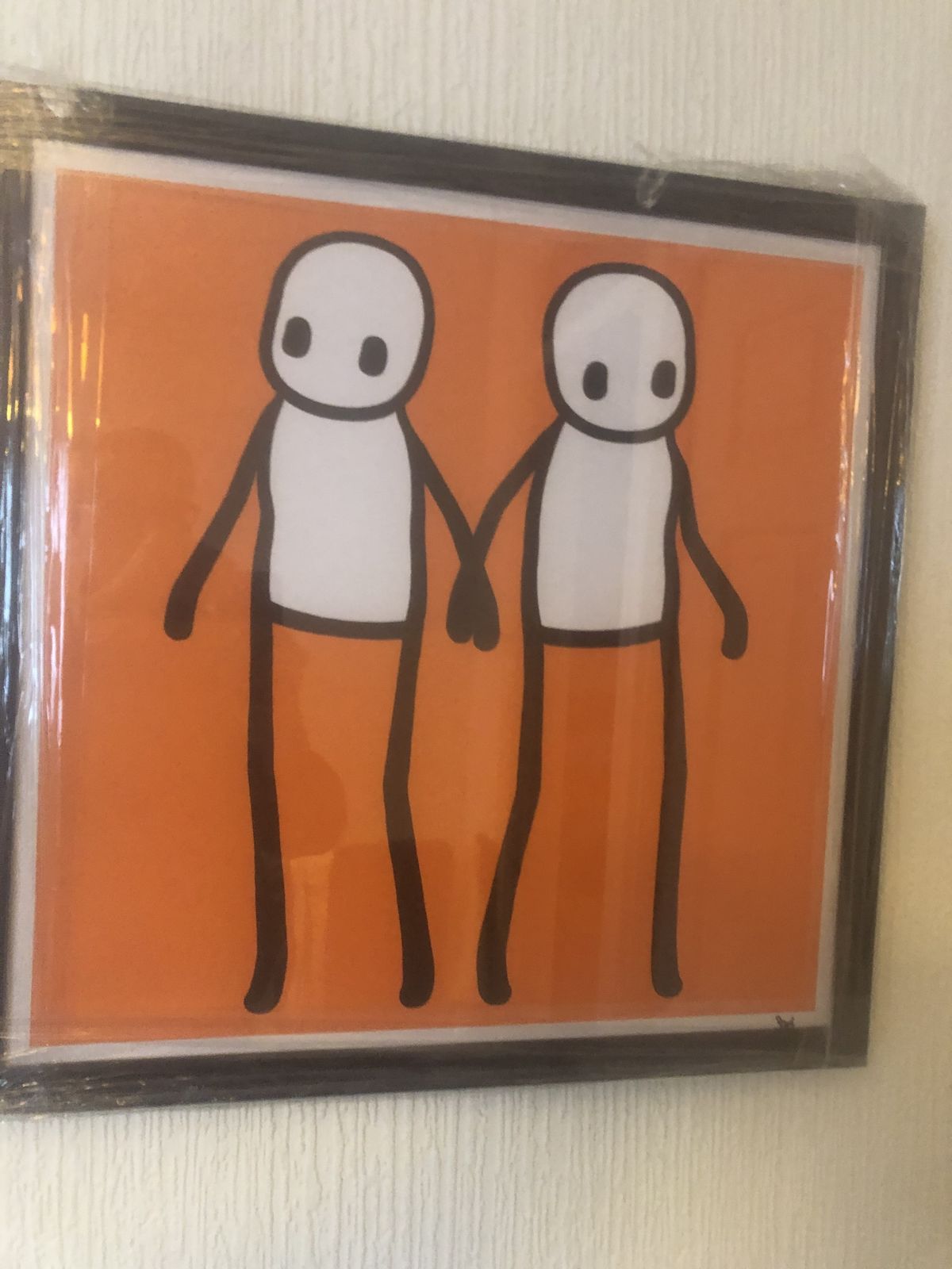 Stik Holding Hands  Set Of 5 ,Signed And Framed photo buy
