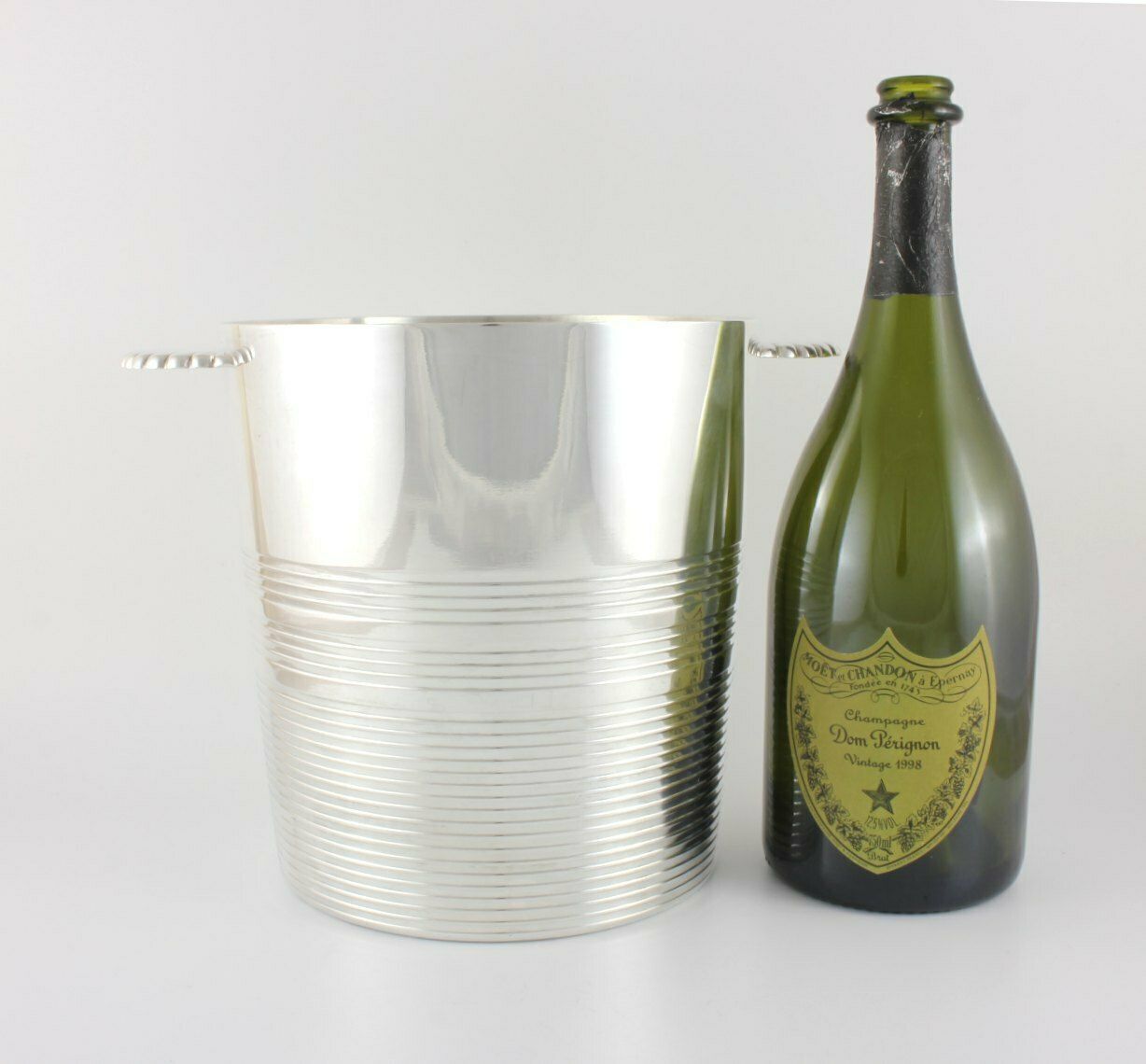 Ercuis France Silver Plated Wine Cooler. Champagne Ice Bucket. C1930. photo for sale