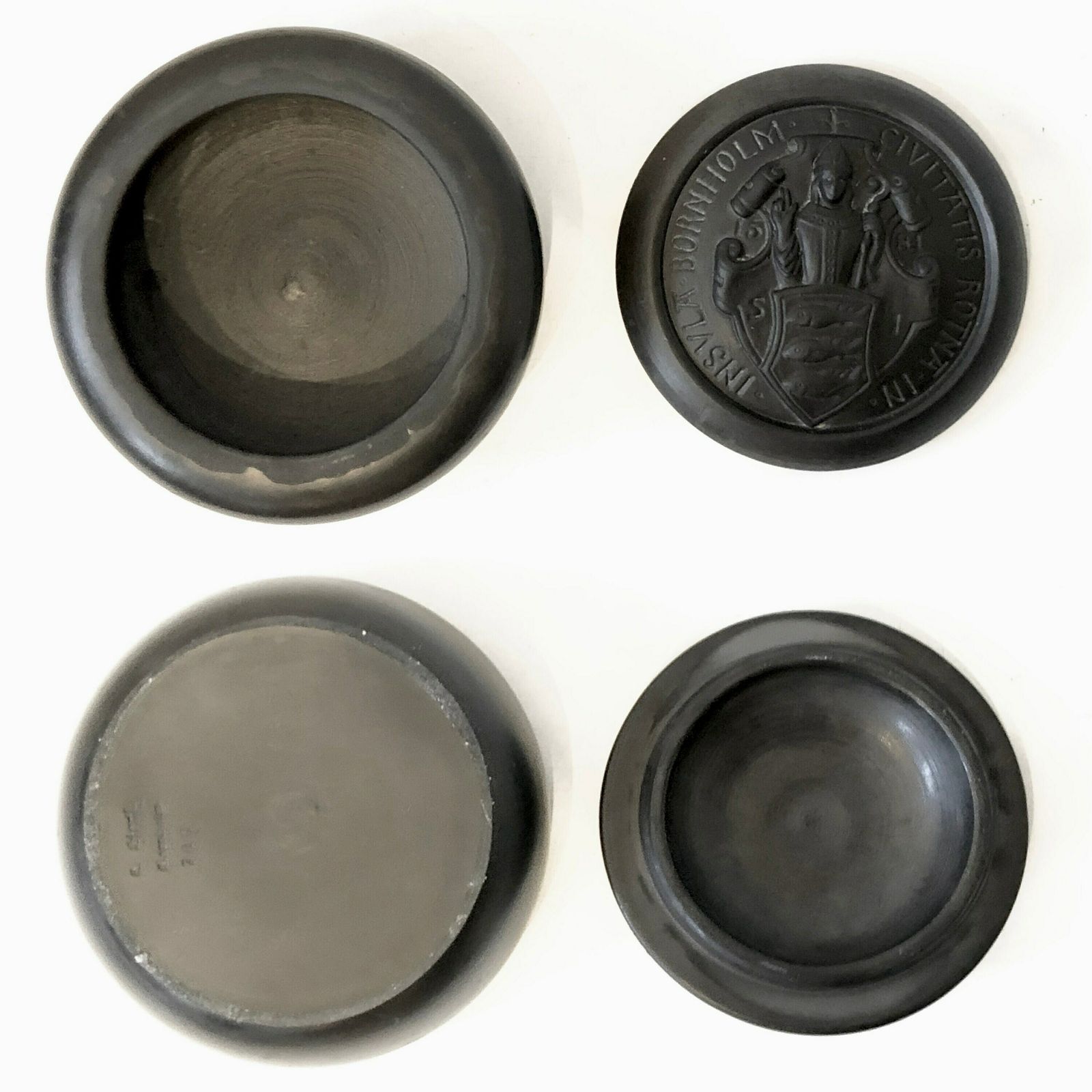 Collection Of Three Mid Century Fine Art Ceramic Pieces From Germany And Denmark photo vintage
