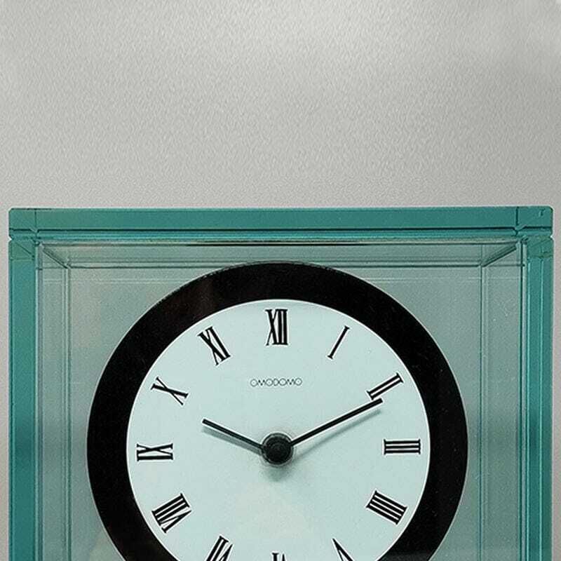 1970s Astonishing Pendulum Clock By Omodomo In Crystal. Made In Italy photo buy