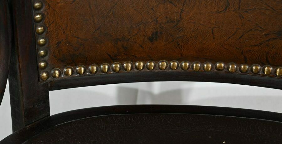 897.0967741569999 Swivel Office Armchair, In Stained Beech – 1940 photo
