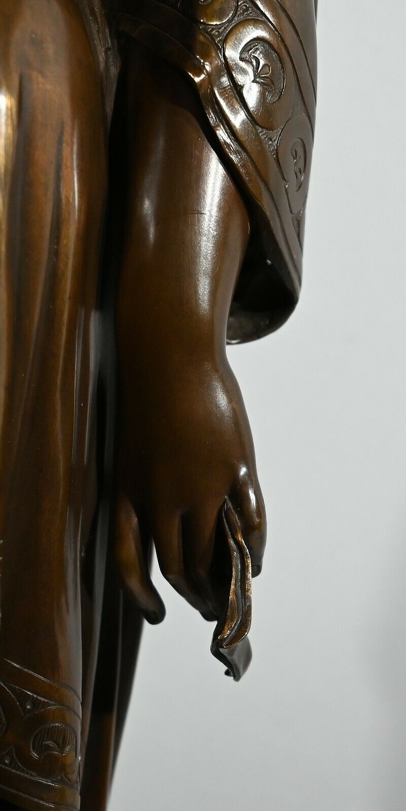 photo vintage Important Bronze “The Letter” By Jl. Grégoire – Late 19th Century