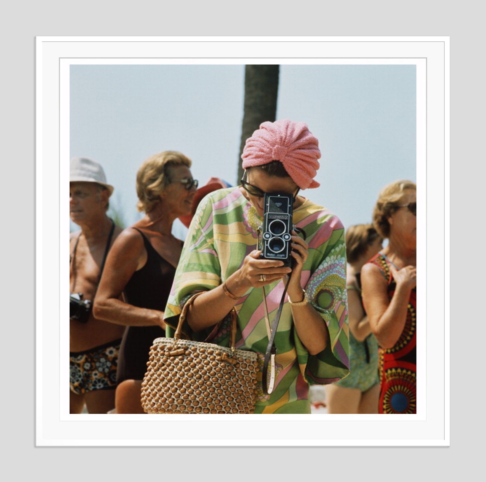 Grace Kelly Photographs 1972 Framed C Print In White Wood Frame