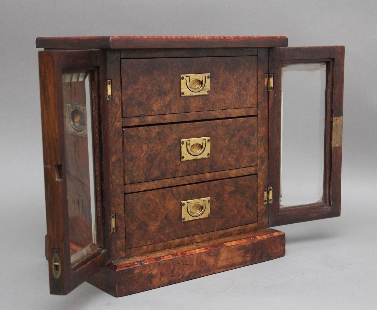 19th Century Walnut Table Cabinet photo Furniture