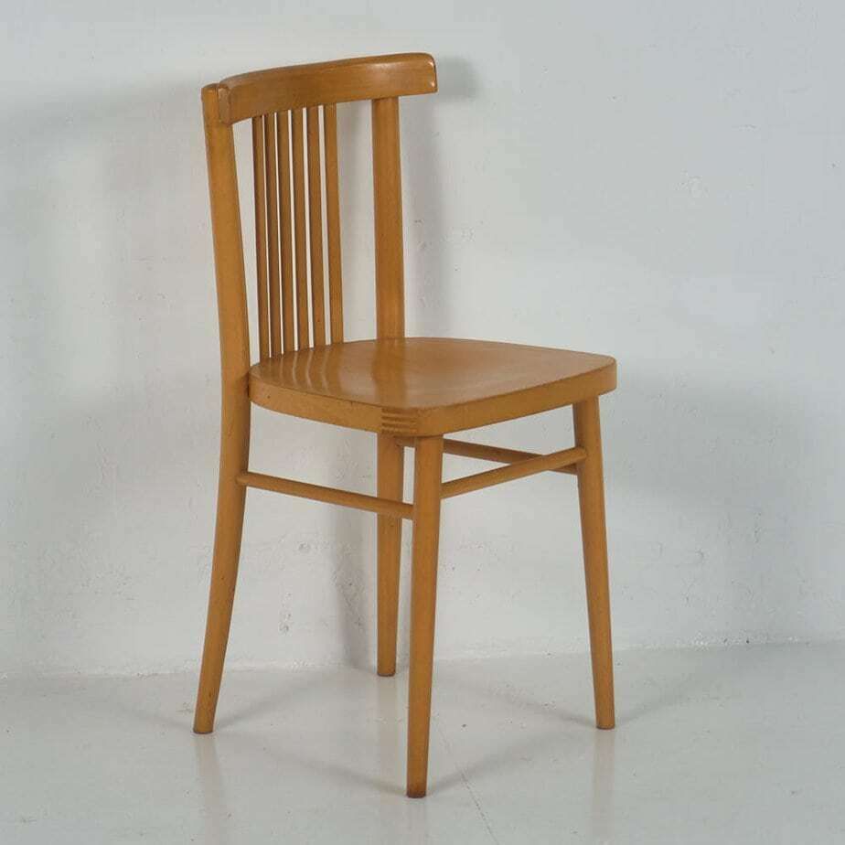 Set Of Retro Style Dining Chairs (C.1950). Set Of 4 Pieces #1 photo buy