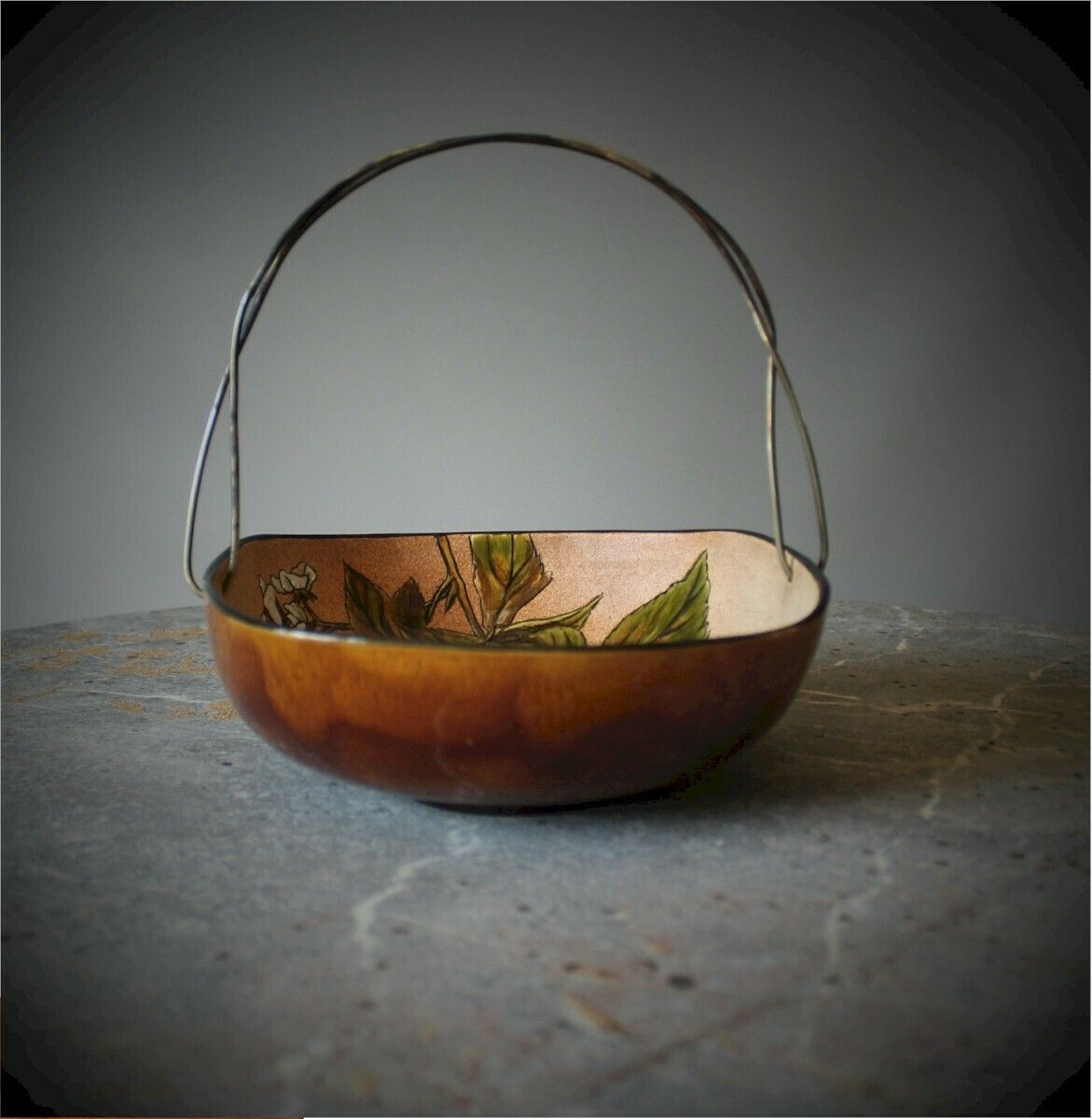 Linthorpe Floral Dish Designed By Christopher Dresser photo Home Decor