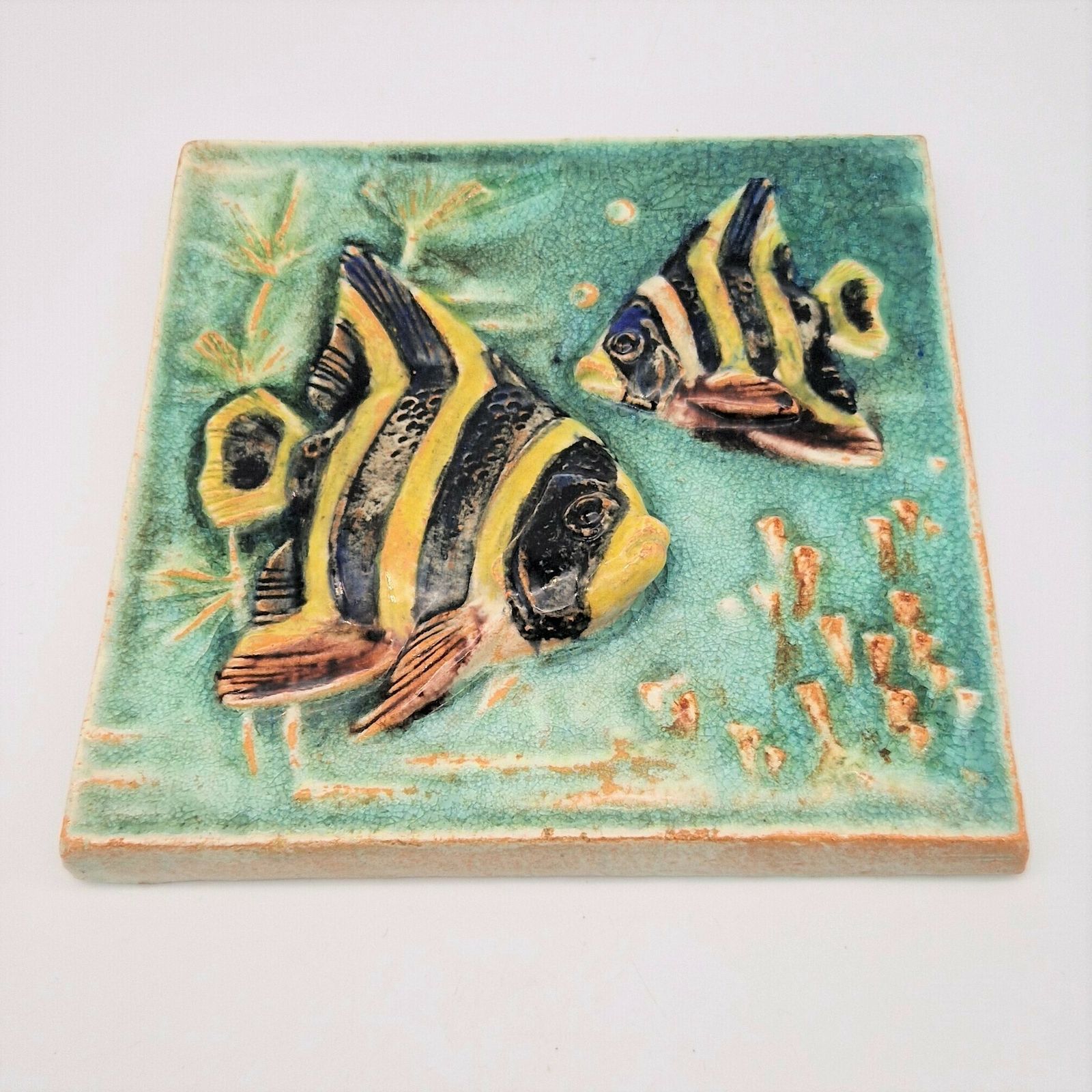 Ceramic Wall Tiles Of The Karlsruher Majolika By Feisst 1958 ​
