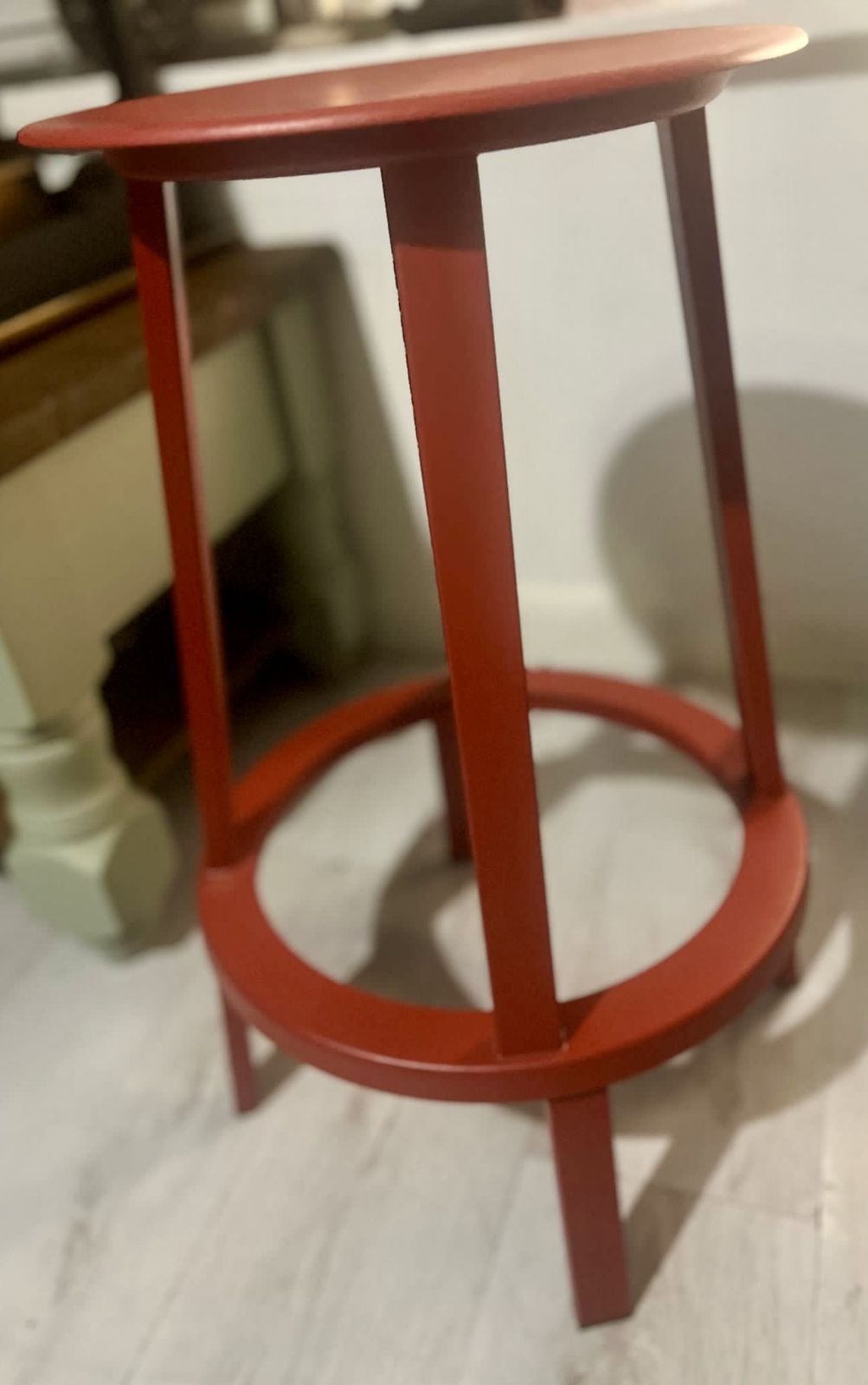 Hay  Revolver Swivel Bar Stool Metal Red photo Furniture