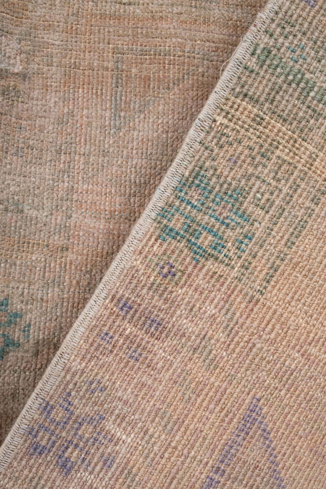 Textiles Pale Color Turkish Small Handmade Traditional Door Mat 57 X 122 Cm photo