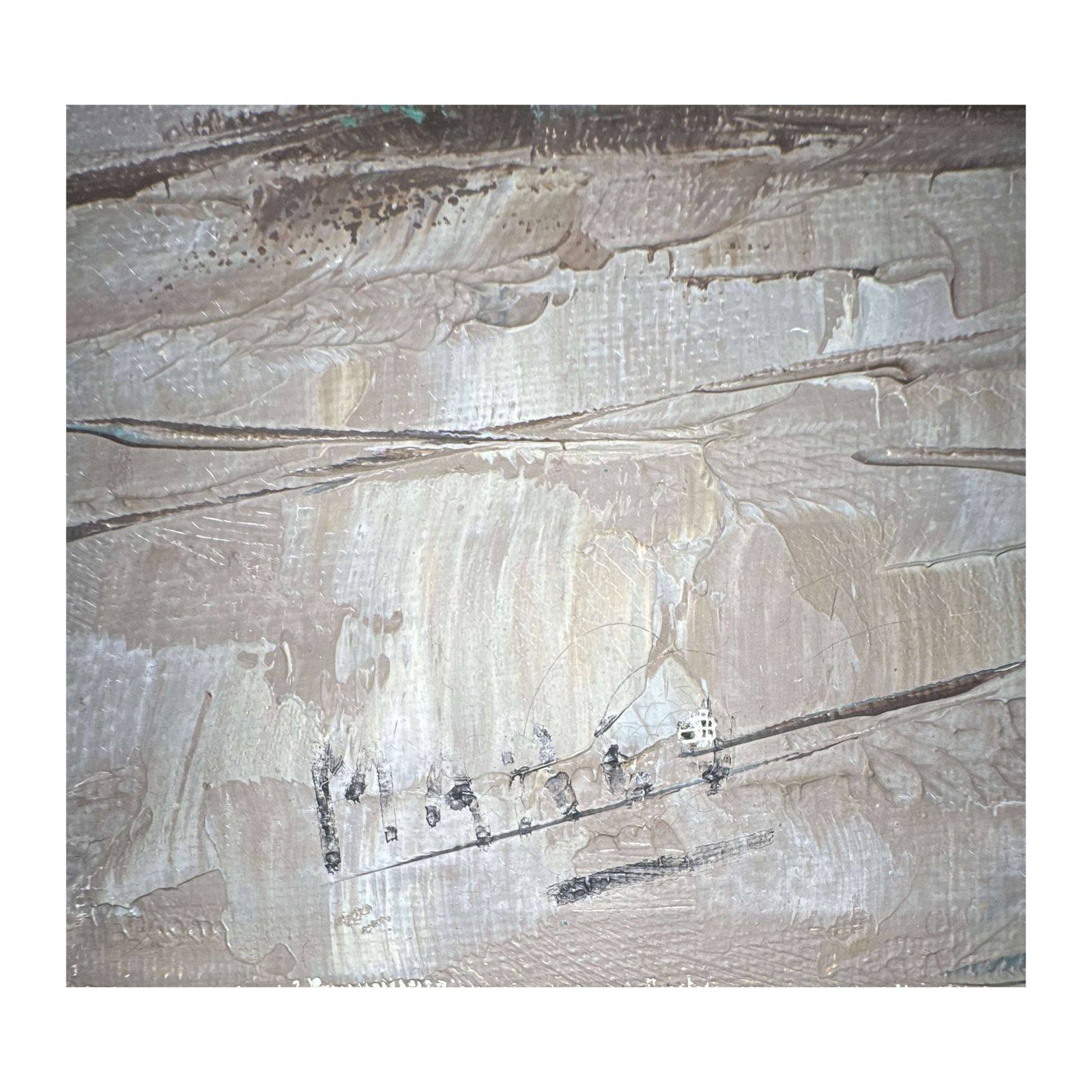 photo for sale Midcentury French School Oil, A Parisian Townscape, Follower Of Max Moreau