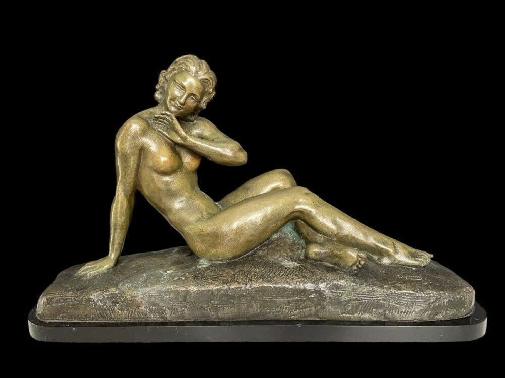 Art Deco Bronze Sculpture  By Ugo Cipriani photo buy