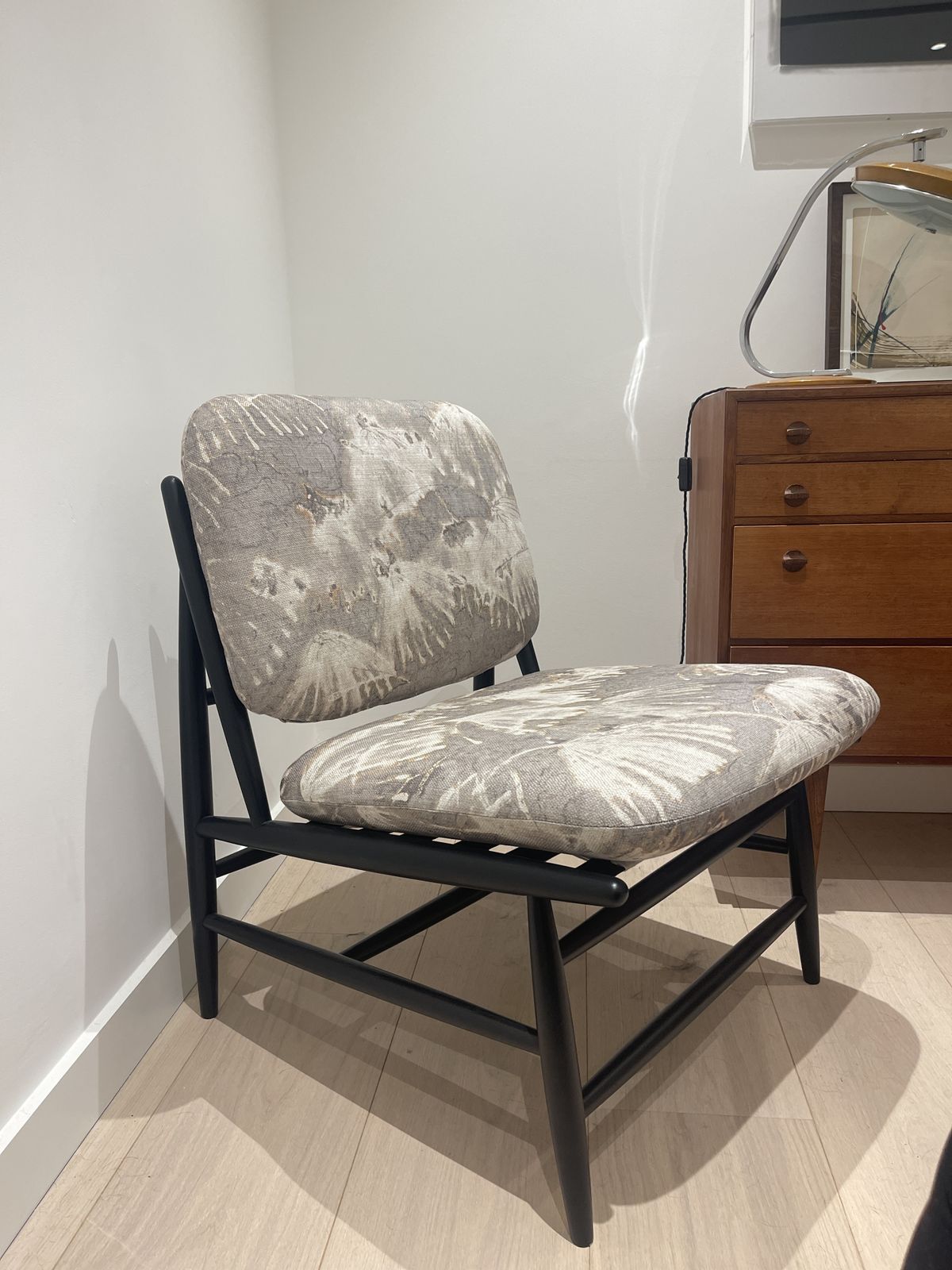 Ercol Von Chair, 2010s, Linen, Contemporary photo Furniture