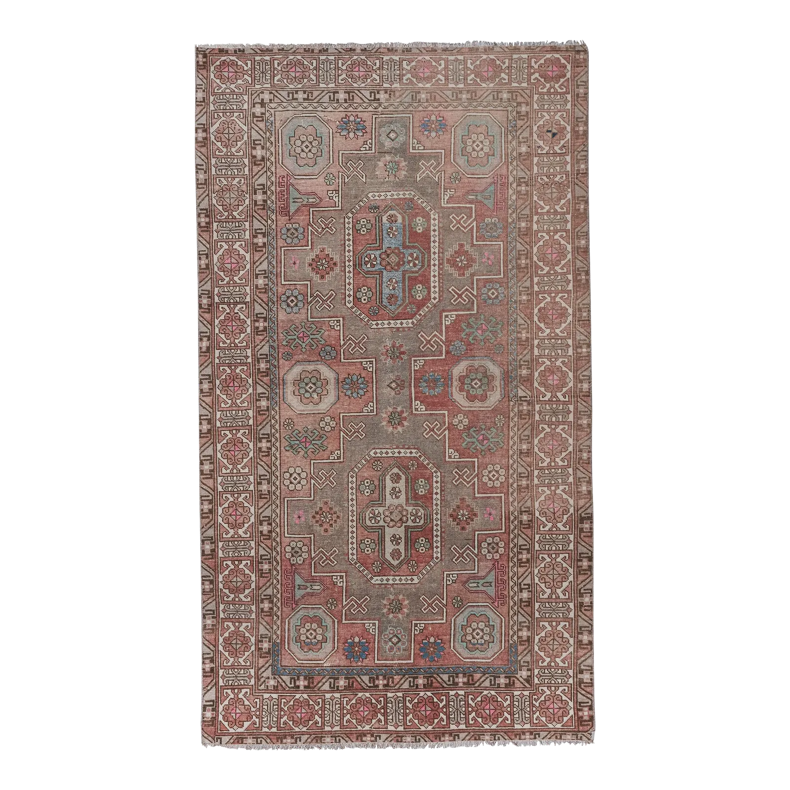 Caucasian Rug With Mid Century Modern Style  137 X 246 Cm