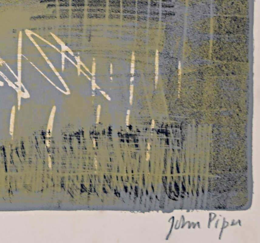 John Piper Ch Westminster School II Lithograph By John Piper 1961 photo furniture